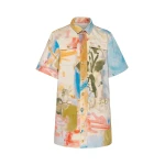 Ulla Johnson The Painters Denim Mini Dress in Western Dream