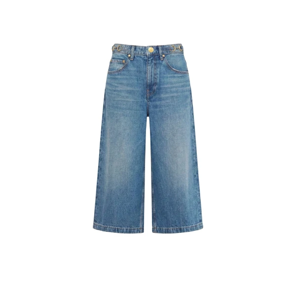 Ulla Johnson The Rowan Denim Culotte in Danube