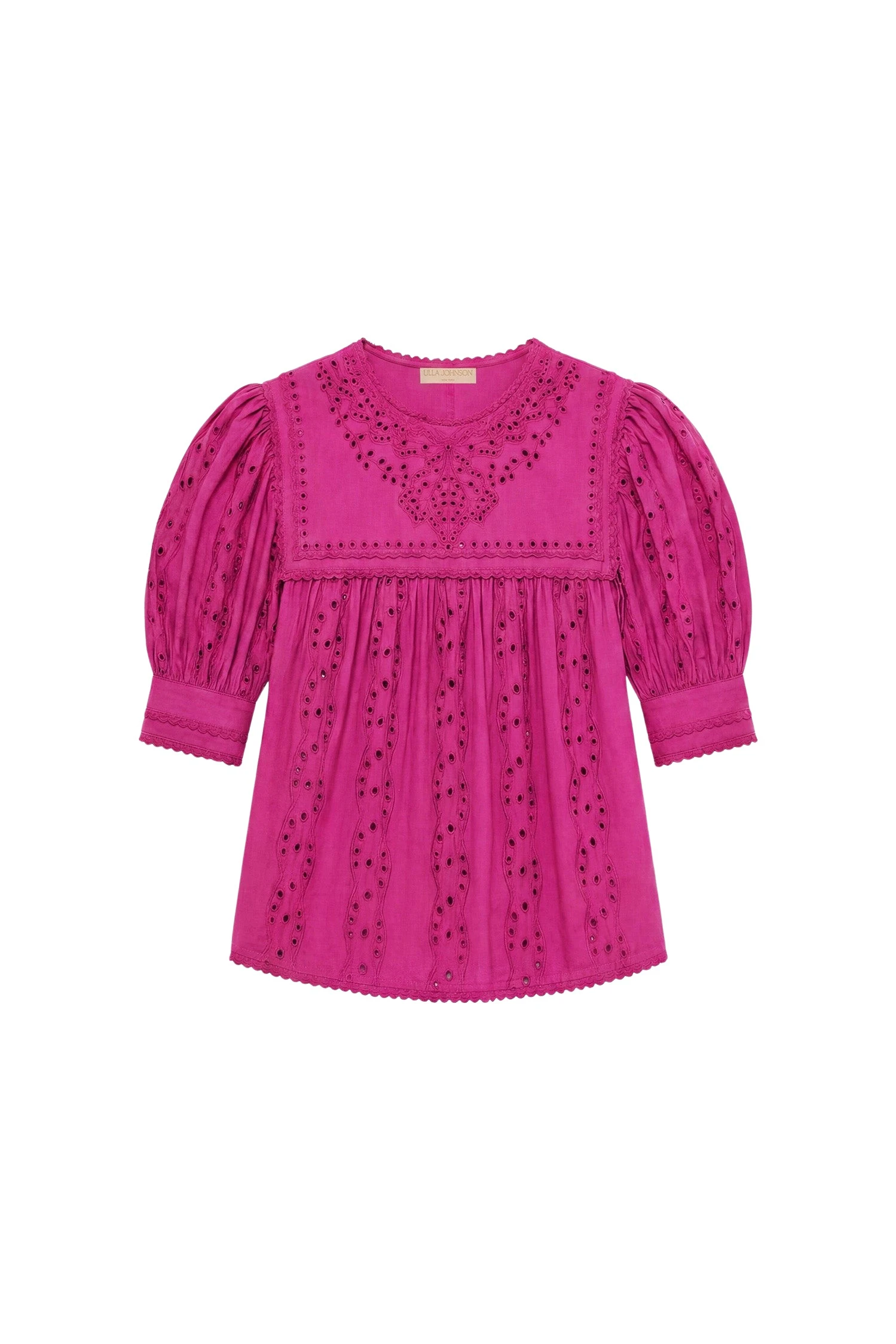 Ulla-Johnson-Una-Short-Sleeve-Cotton-Top-in-Orchid90557_nobg Ulla Johnson Una Short Sleeve Cotton Top in Orchid