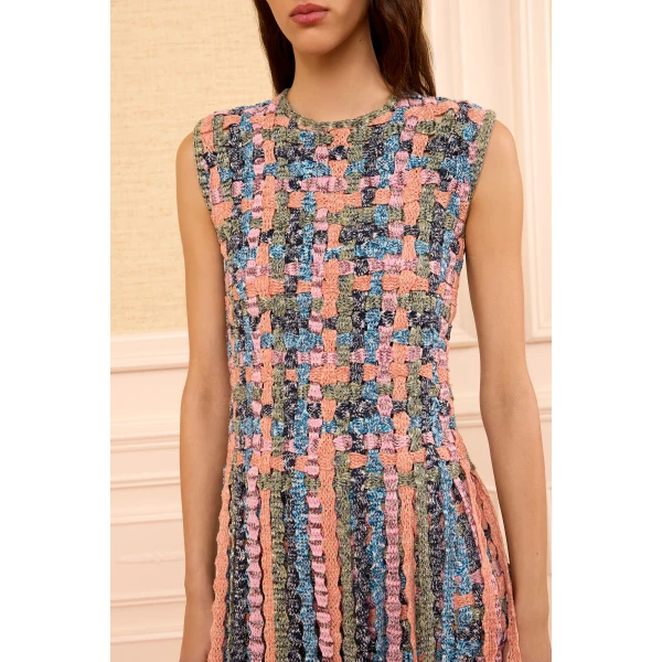 Ulla Johnson Victoria Knit Top with Fringe in Sunweave, view 3