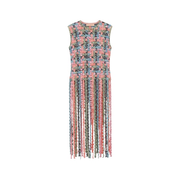 Ulla Johnson Victoria Knit Top with Fringe in Sunweave