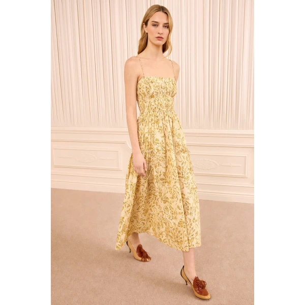 Ulla Johnson Vidri Cami Cotton Dress in Chamomile, view 2