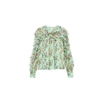 Ulla Johnson Willow Silk Blouse in Opaline