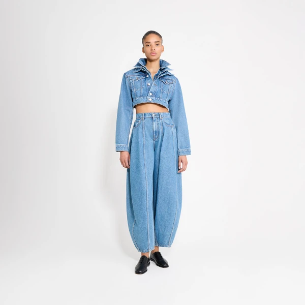Viktor & Rolf Balloon Denim Jeans in Blue, view 5