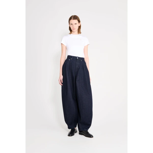 Viktor & Rolf Balloon Denim Jeans in Dark Blue, view 2