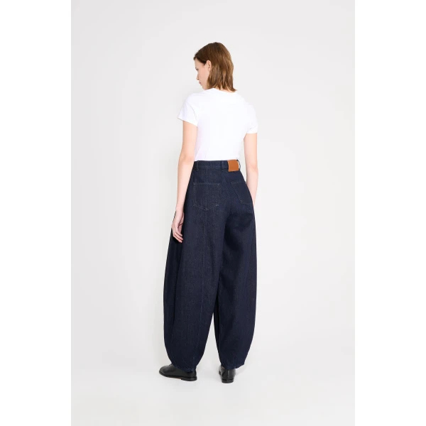 Viktor & Rolf Balloon Denim Jeans in Dark Blue, view 3