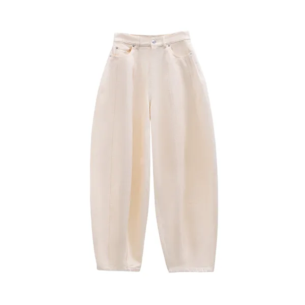 Viktor & Rolf Balloon Denim Jeans in Off White