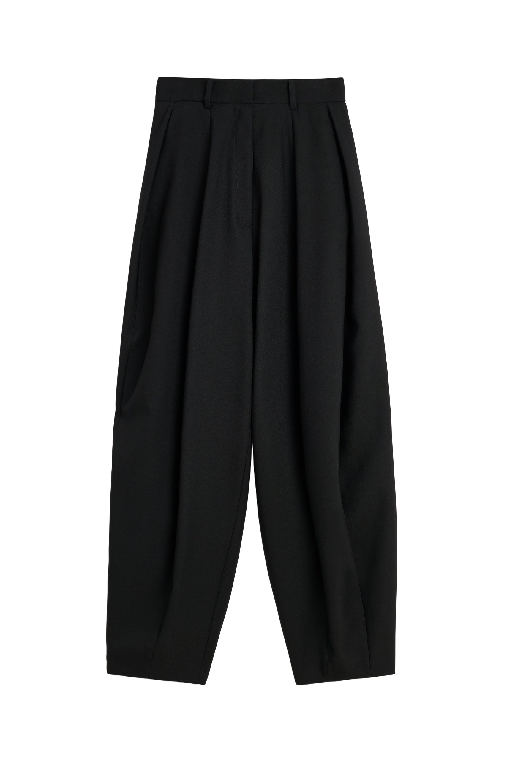 Viktor & Rolf Balloon Wool Trousers in Black