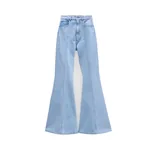 Viktor & Rolf Bootleg Denim Jeans in Light Blue