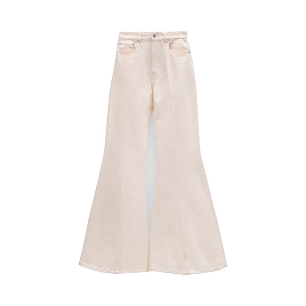 Viktor & Rolf Bootleg Denim Jeans in Off White