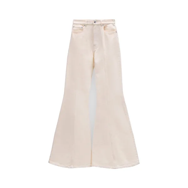 Viktor & Rolf Bootleg Denim Jeans in Off White