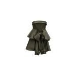Viktor & Rolf Bow Drape Gabardine Cocktail Dress in Green