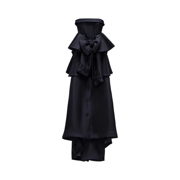 Viktor & Rolf Bow Drape Gazar Ball Gown in Black