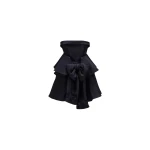 Viktor & Rolf Bow Drape Gazar Cocktail Dress in Black