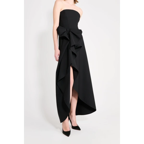 Viktor & Rolf Bow Volant Corset Gown in Black, view 5