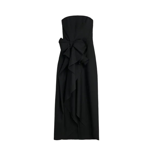 Viktor & Rolf Bow Volant Corset Gown in Black