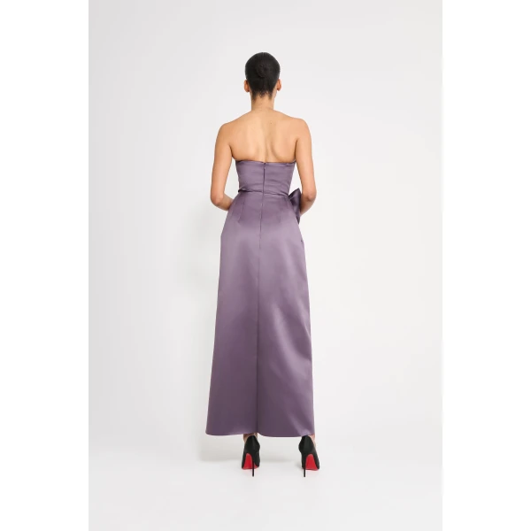 Viktor & Rolf Bow Volant Corset Gown in Purple, view 3
