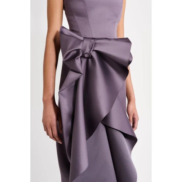 Viktor & Rolf Bow Volant Corset Gown in Purple, view 5