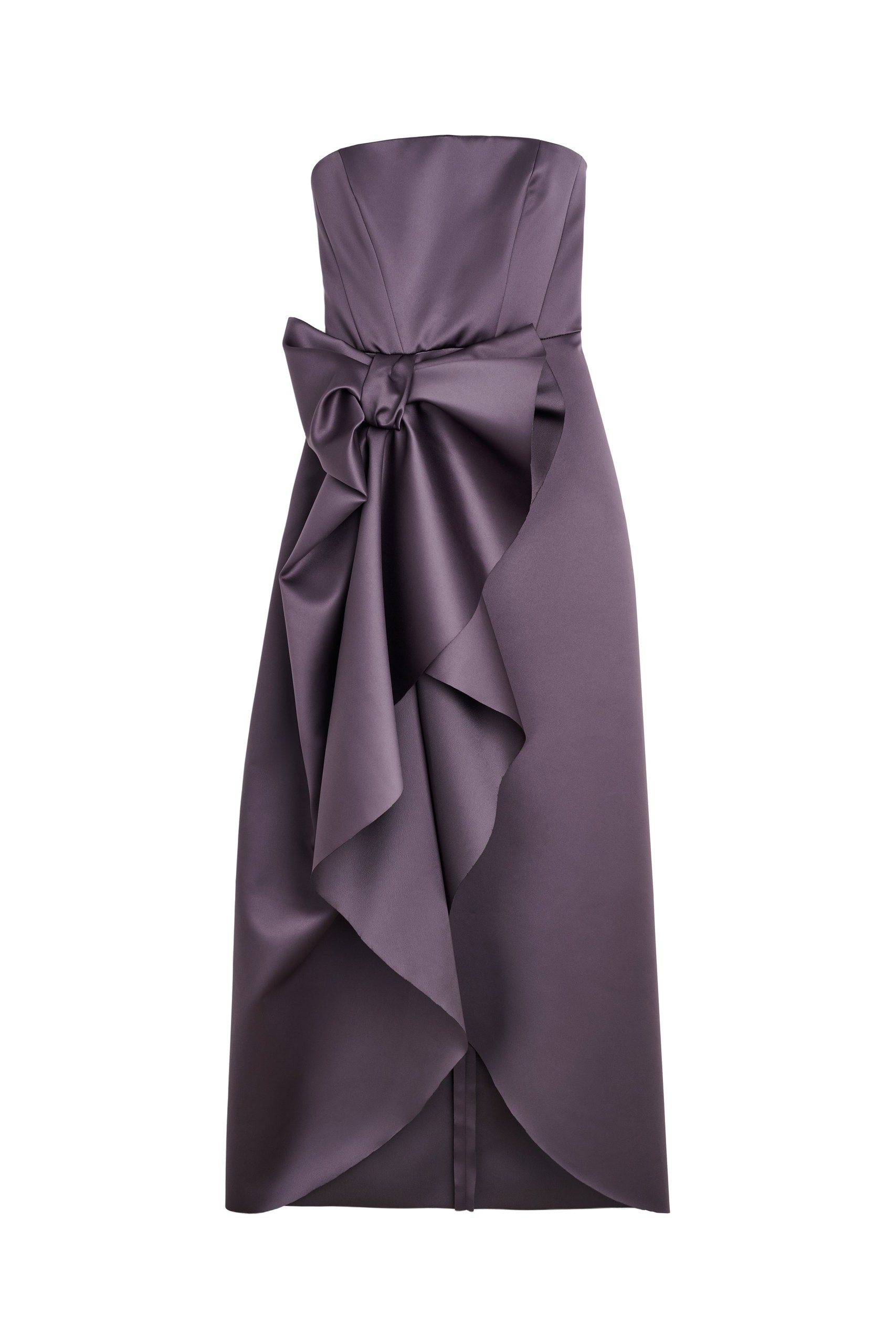 Viktor & Rolf Bow Volant Corset Gown in Purple