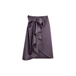 Viktor & Rolf Bow Volant Pencil Skirt in Purple