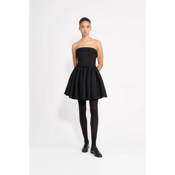 Viktor & Rolf Circle Mini Dress in Black, view 2