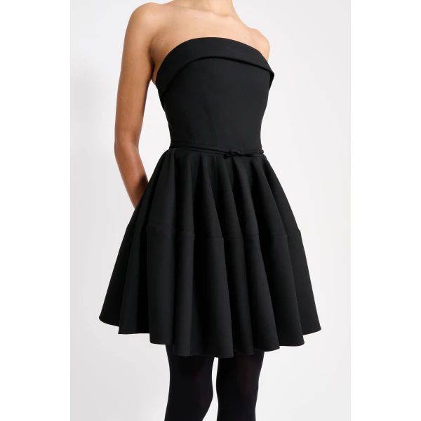 Viktor & Rolf Circle Mini Dress in Black, view 4