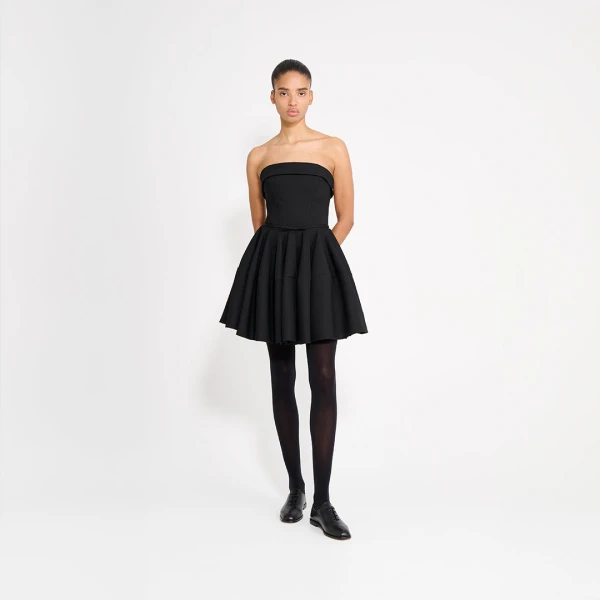 Viktor & Rolf Circle Mini Dress in Black, view 6