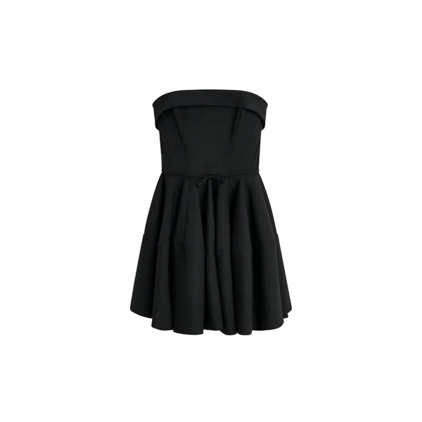 Viktor & Rolf Circle Mini Dress in Black
