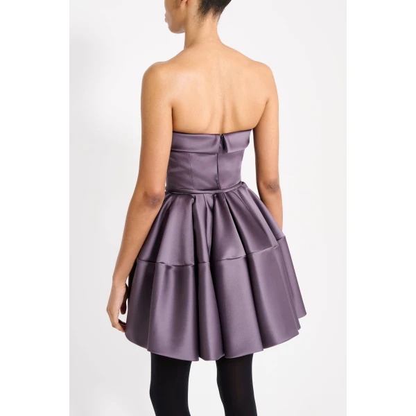 Viktor & Rolf Circle Mini Dress in Purple, view 5