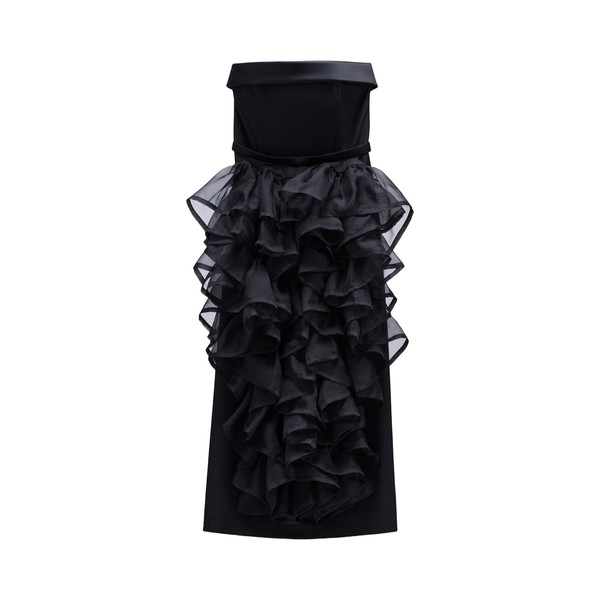 Viktor & Rolf Corset Volant Gown in Black