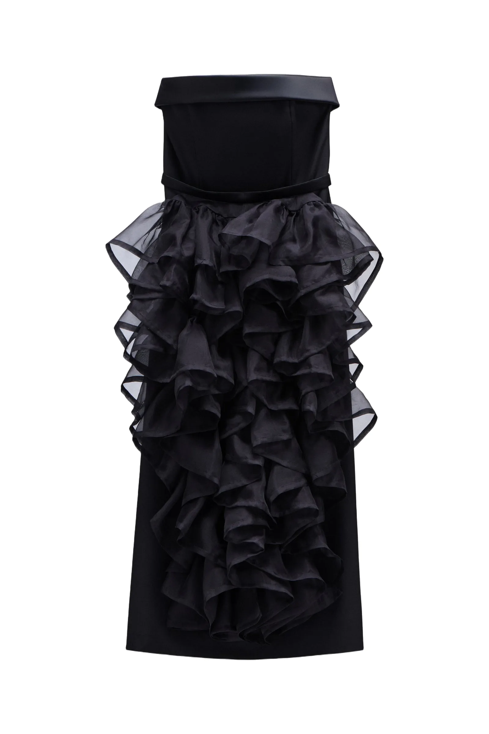 Viktor & Rolf Corset Volant Gown in Black