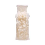 Viktor & Rolf Corset Volant Gown in Off White