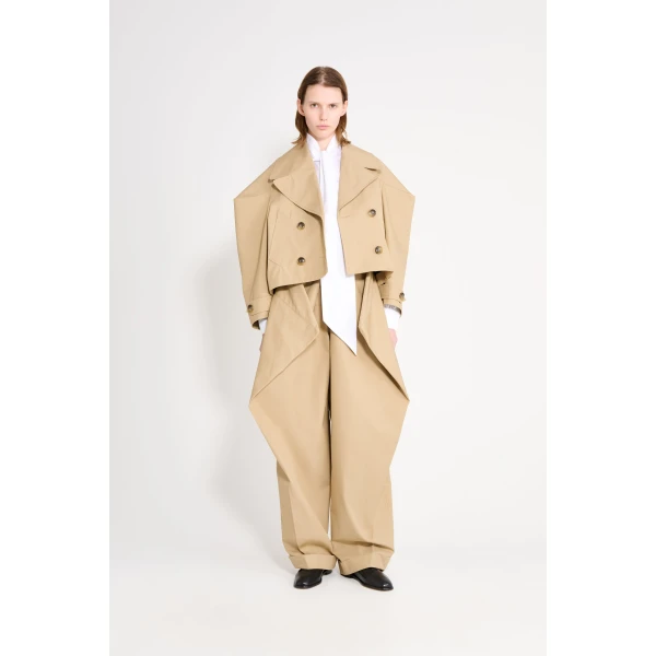 Viktor & Rolf Couture Square Caban in Beige Jacket, view 2