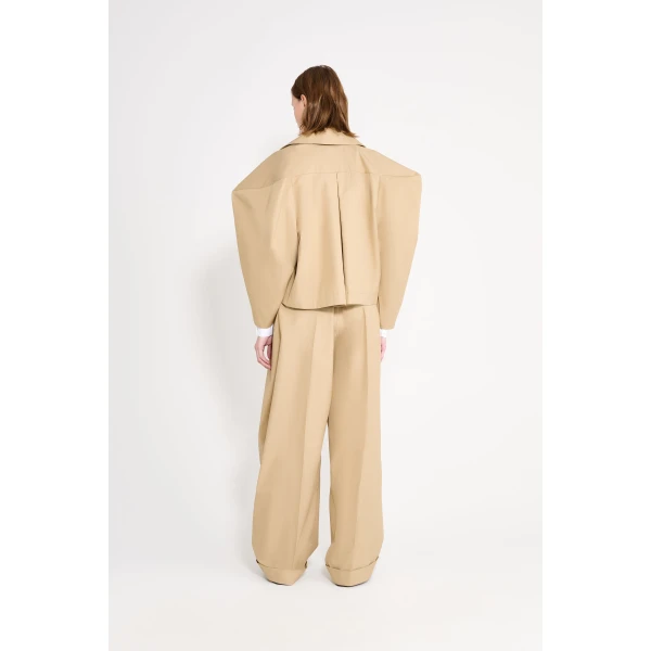 Viktor & Rolf Couture Square Caban in Beige Jacket, view 3