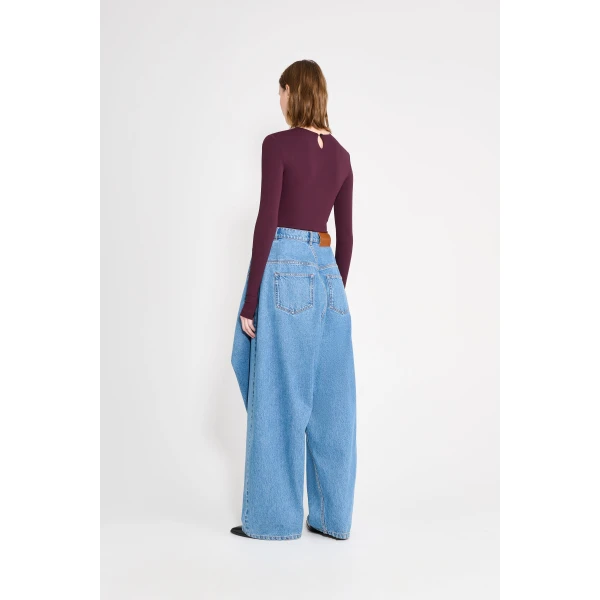 Viktor & Rolf Couture Square Jeans in Blue, view 3