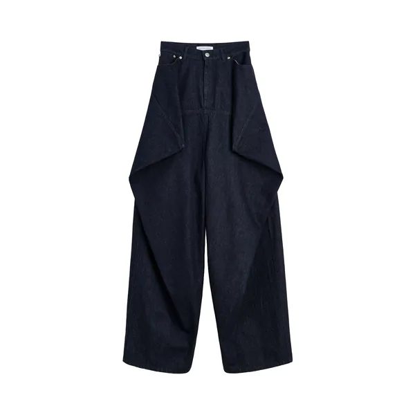 Viktor & Rolf Couture Square Jeans in Dark Blue
