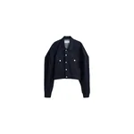 Viktor & Rolf Couture Square Shoulder Denim Jacket in Dark Blue