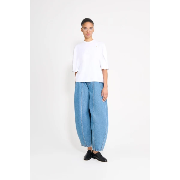 Viktor & Rolf Couture Square T-Shirt in White Top, view 2
