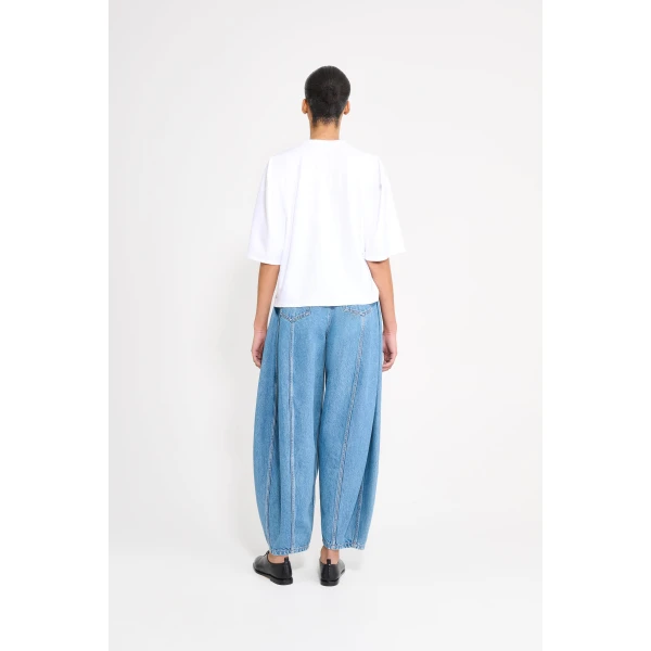Viktor & Rolf Couture Square T-Shirt in White Top, view 3