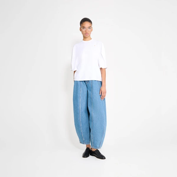 Viktor & Rolf Couture Square T-Shirt in White Top, view 6