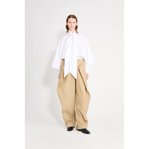 Viktor & Rolf Couture Triangle Trousers in Beige, view 2