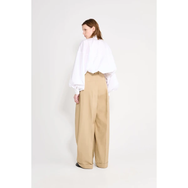 Viktor & Rolf Couture Triangle Trousers in Beige, view 3
