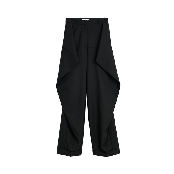 Viktor & Rolf Couture Triangle Wool Trousers in Black