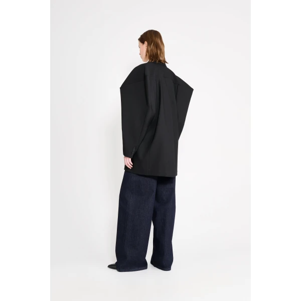 Viktor & Rolf Couture Wool Square Blazer in Black, view 3