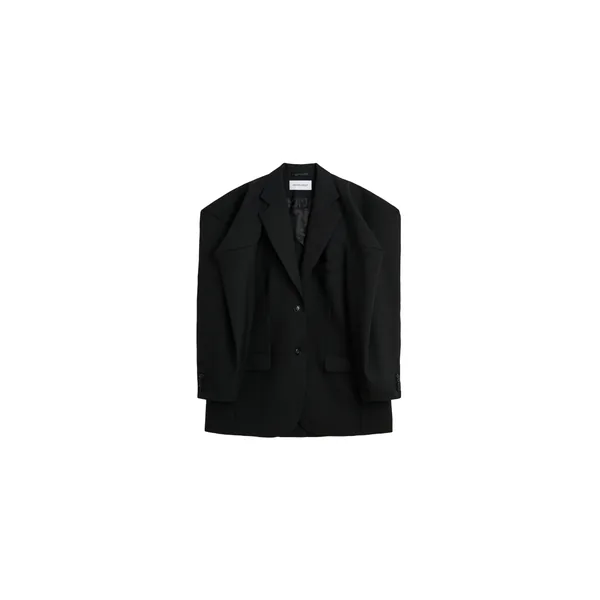 Viktor & Rolf Couture Wool Square Blazer in Black