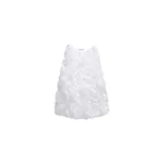Viktor & Rolf Crinkle Organza Skirt in White