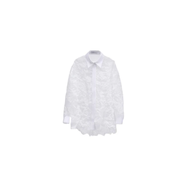 Viktor & Rolf Crinkle Oversized Shirt in White