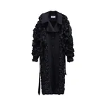 Viktor & Rolf Crinkle Trench in Black Coat