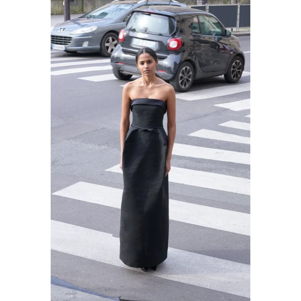 Viktor & Rolf Cubist Gown in Black, view 6