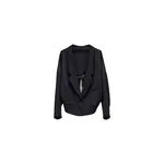 Viktor & Rolf Dragged Wool-Blend Blazer in Black